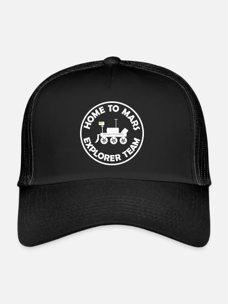 The Explorer Team - Trucker Cap - black/black - Front