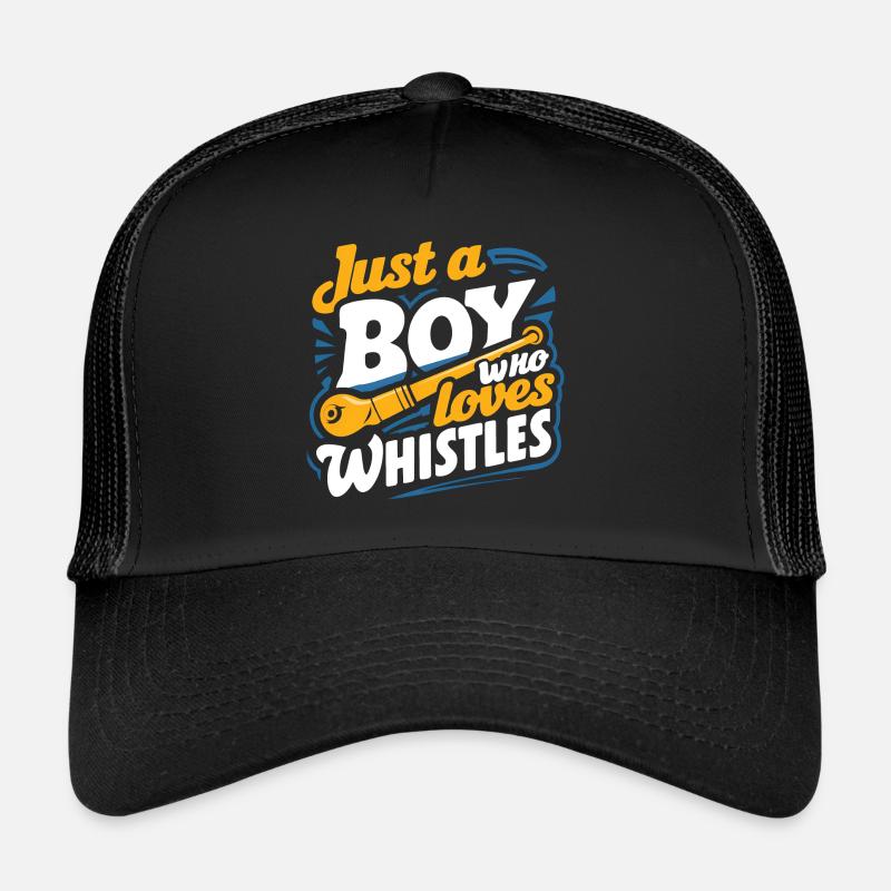Tin Whistle - Trucker Cap - black/black