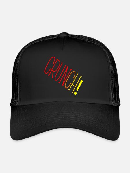 Crunch! - Trucker Cap - black/black - Front