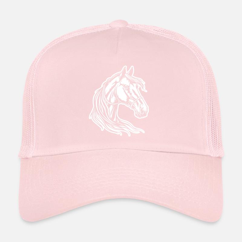 Cheval Tête de cheval Casquette trucker 