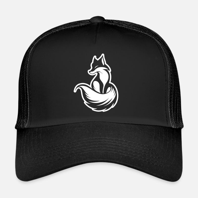 Renards Renards - Casquette trucker  - noir/noir