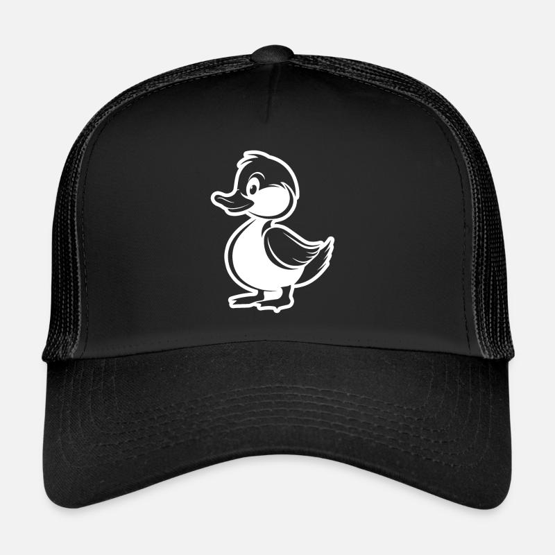Ente Enten - Trucker Cap - Schwarz/Schwarz