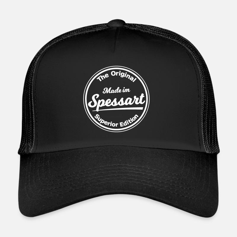 Der Spessart - Trucker Cap - Schwarz/Schwarz