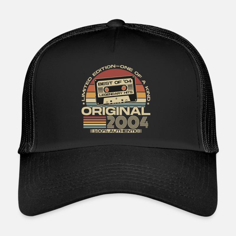 Original 2004 Vintage Anniversaire Rétro Casquette trucker 