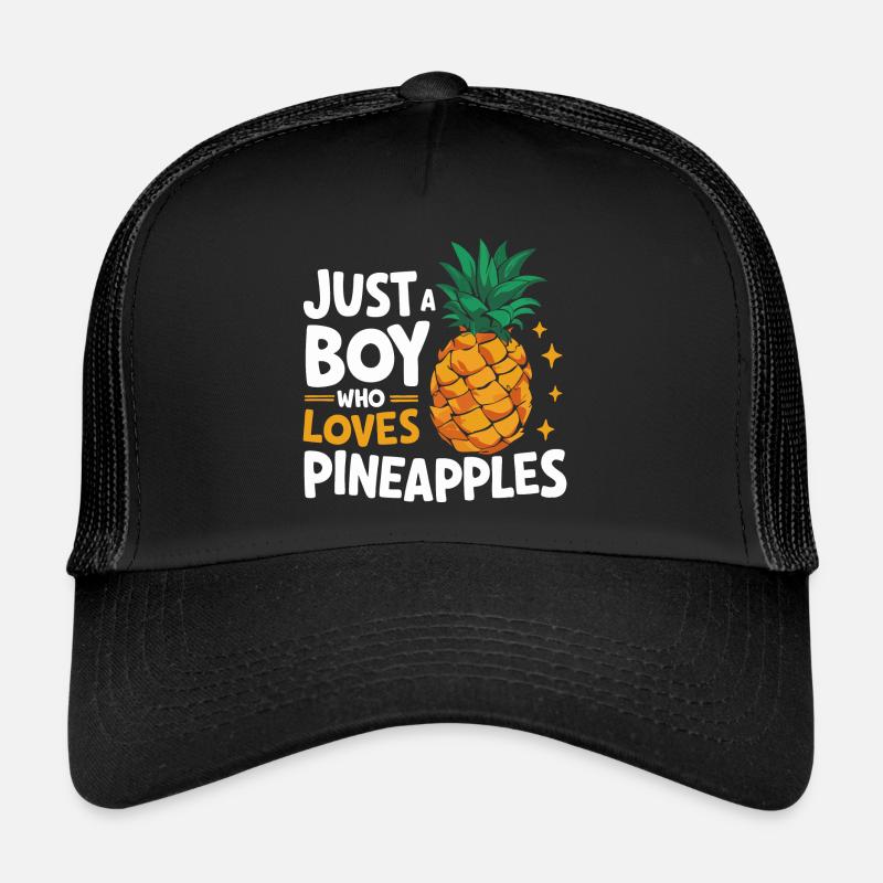 Pineapple tropical hawaiian fruit Trucker Cap