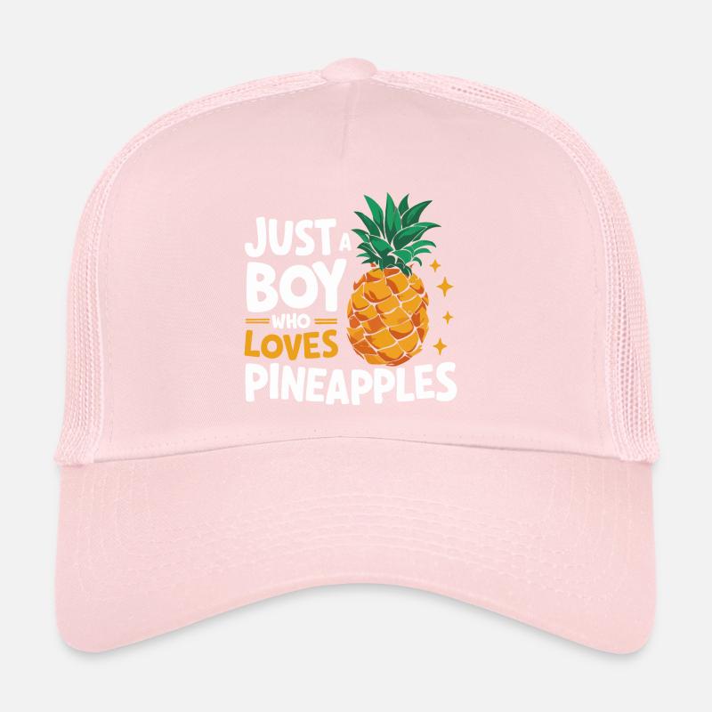 Pineapple tropical hawaiian fruit Trucker Cap