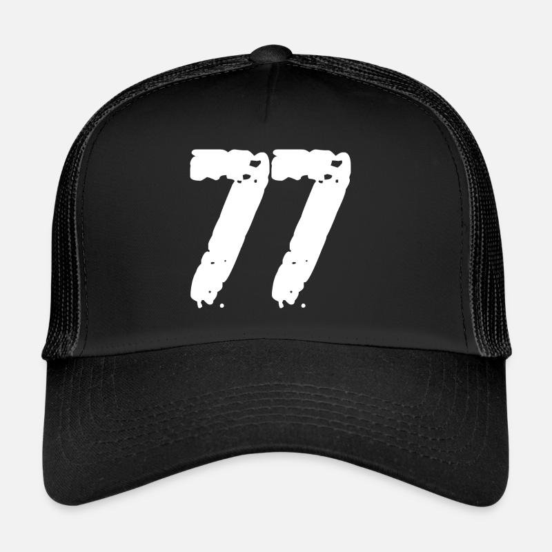 77 Zahl Vintage Trucker Cap