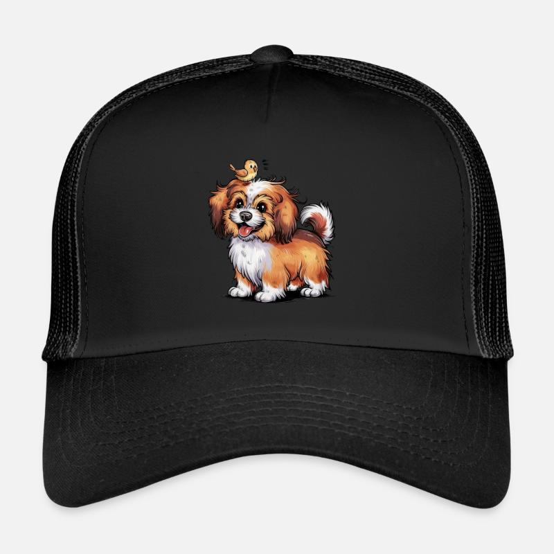Niedlicher Havanese mit süßem Kanarienvogel Trucker Cap