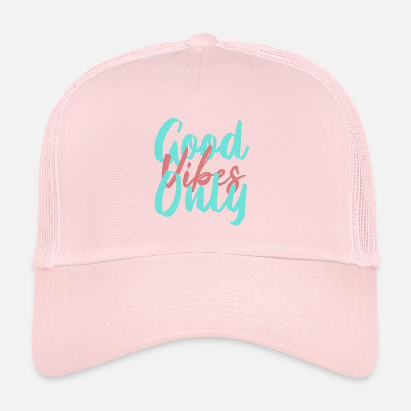 ondes positives, message bonnes ondes, attitude Casquette trucker 