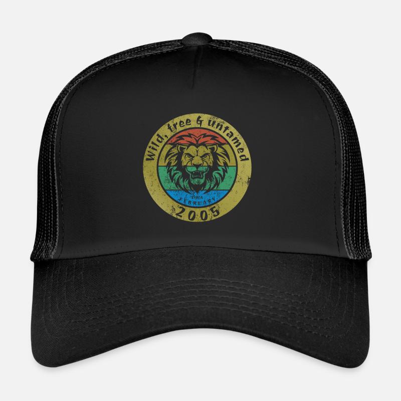 20. Geburtstag Wild, libre et indompté depuis 02/2005 Casquette trucker 