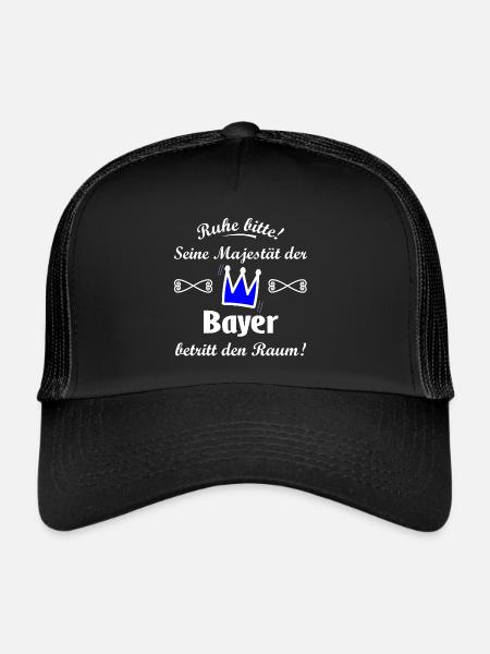Die Regenten aus Bayern - Trucker Cap - Schwarz/Schwarz - Vorne