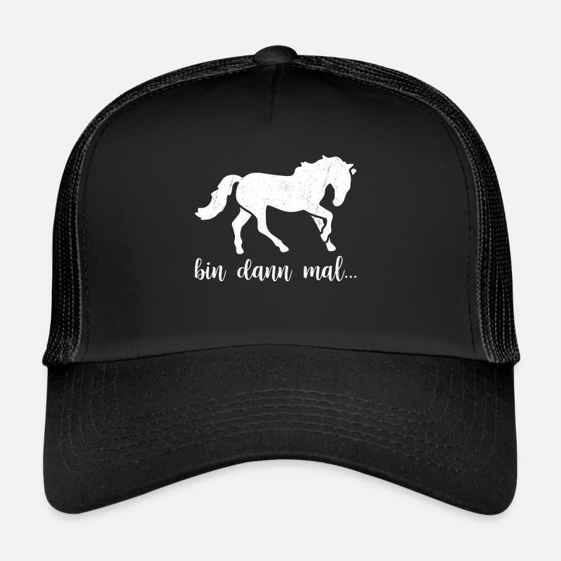 Pferd Reiten Hobby Spruch Geschenk Geschenkidee Trucker Cap