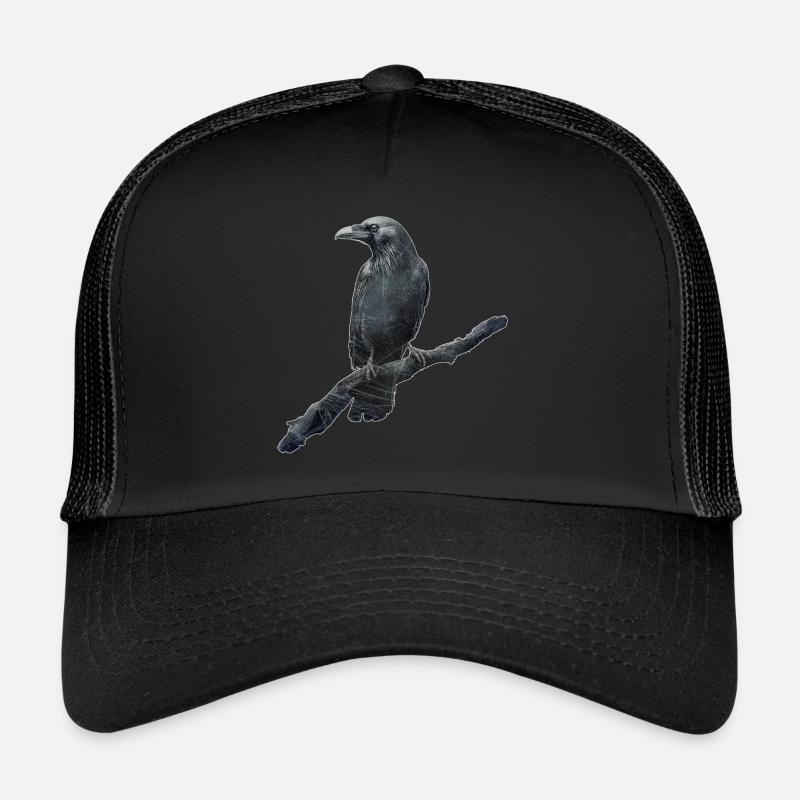 Rabe - Trucker Cap - Schwarz/Schwarz