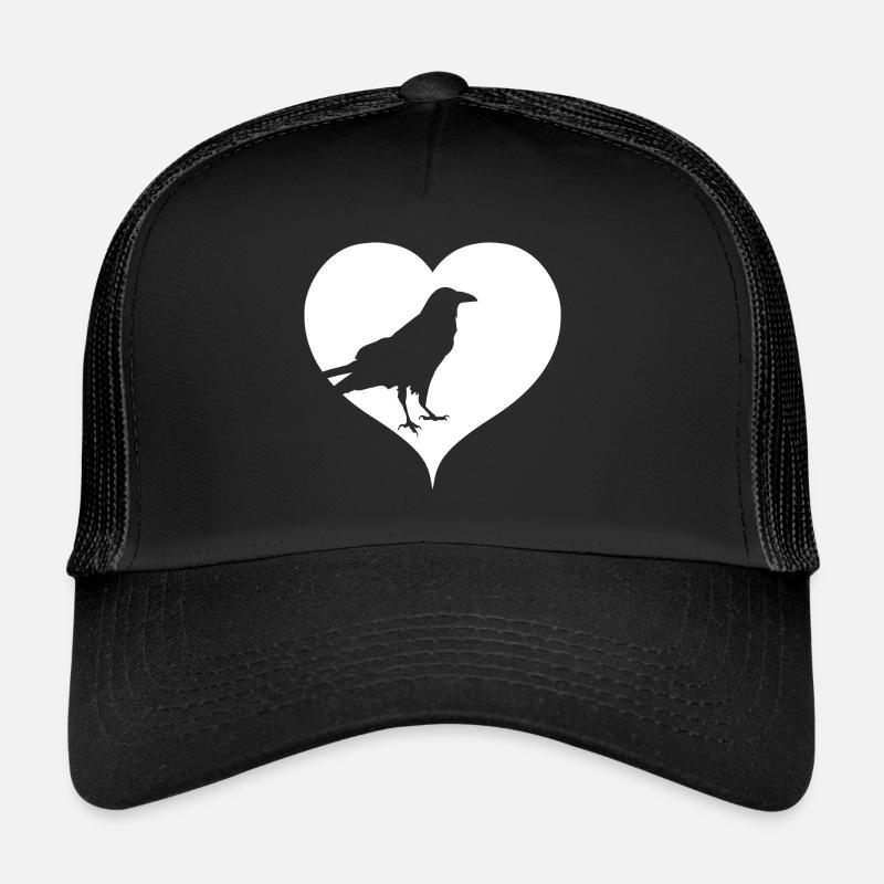 Corbeau Corbeau - Casquette trucker - noir/noir