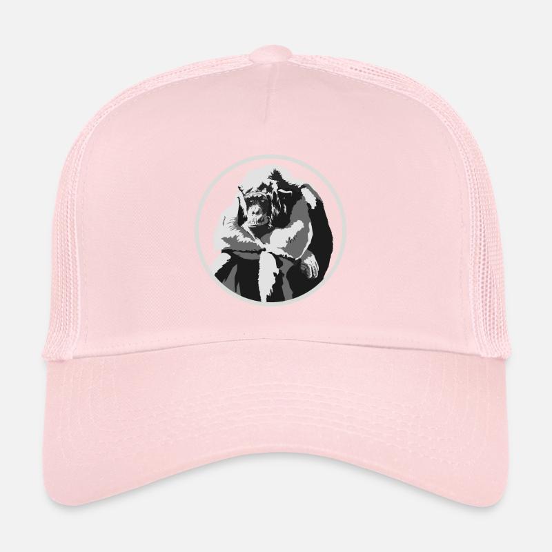 bored monkey Trucker Cap