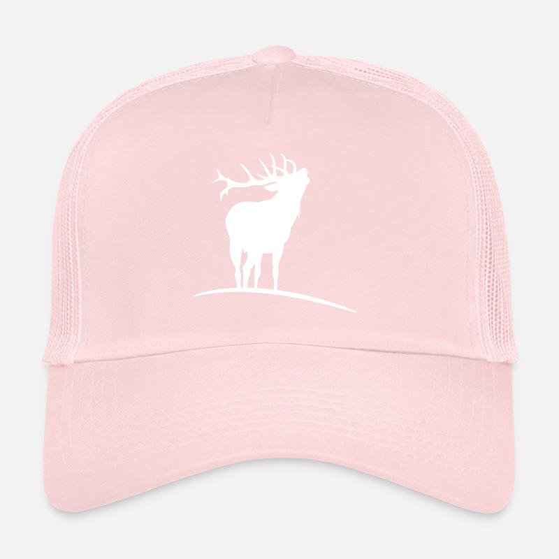 Hirsch röhren, Brunft, Jäger, Förster, Geweih Trucker Cap