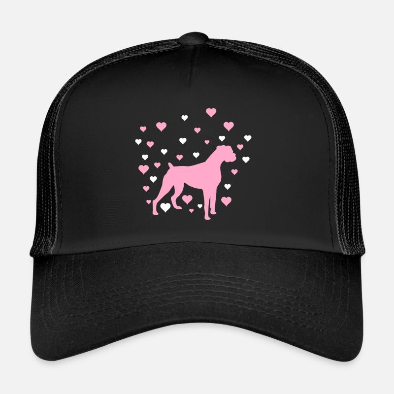Deutscher Boxer - Trucker Cap - Schwarz/Schwarz