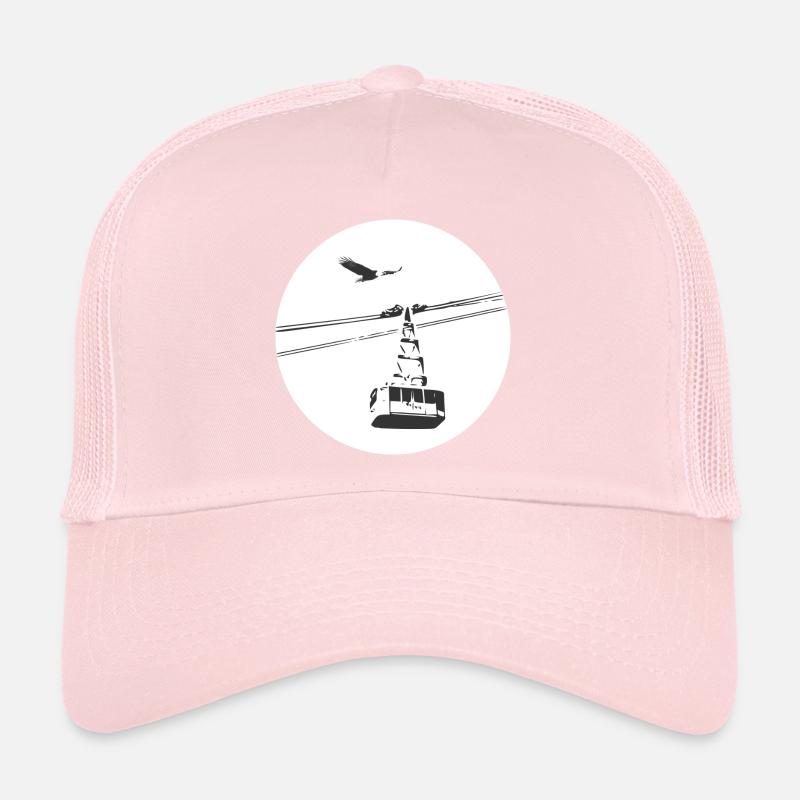 Gondel mit Adler schwarz Trucker Cap