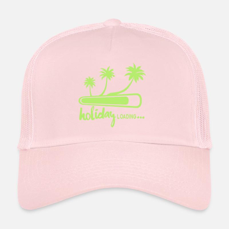 holiday loading citation palmier vacances 5 Casquette trucker 