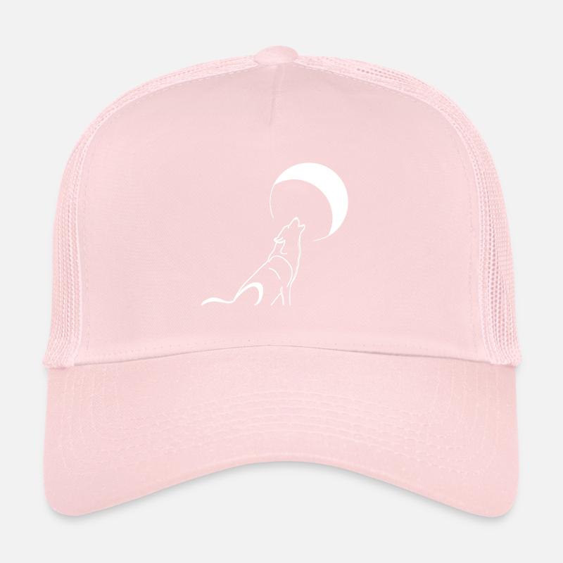 Loup pleurnicheur, lune Casquette trucker 