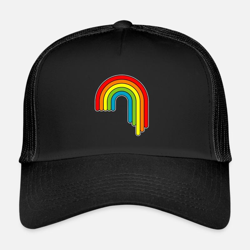 Arc-en-ciel de Régenbogen Casquette trucker 