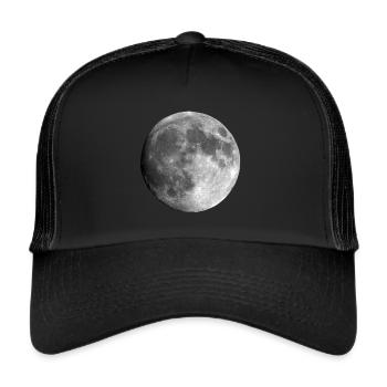 FULL MOON - Trucker Cap - black/black - Front