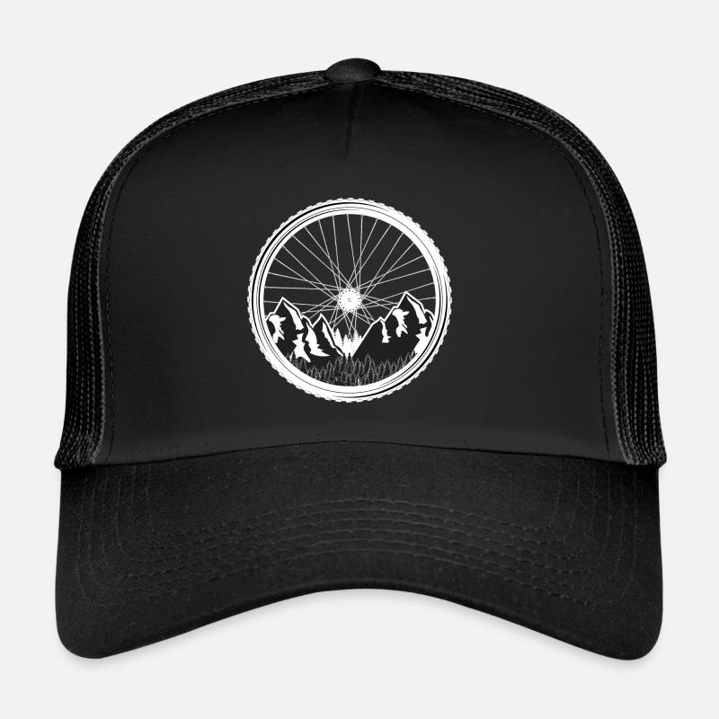 Roue de Montage - Casquette trucker  - noir/noir