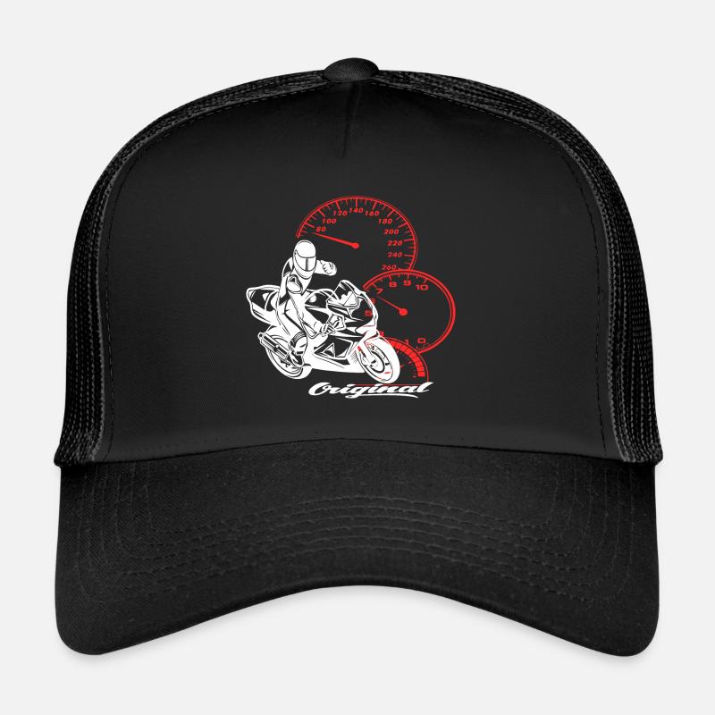Motorcycle Racing Machine Bike Trucker Cap