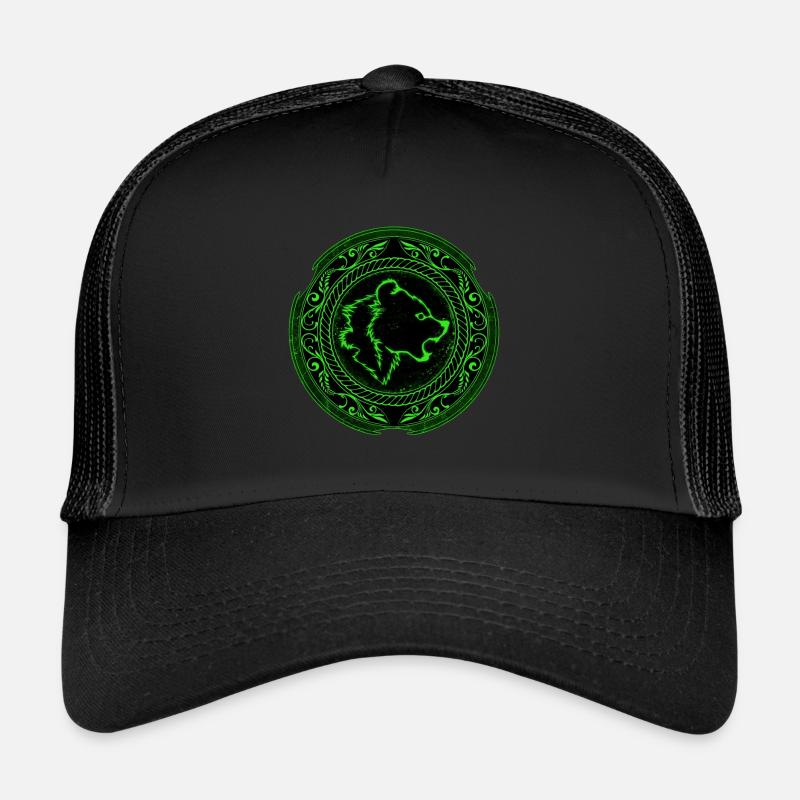 Valhalla Viking Bear Symbole de l’ours Casquette trucker 