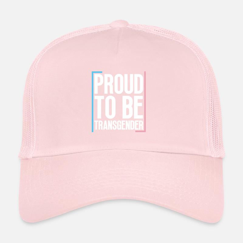 Trans Transgender Transsexual Pride Trucker Cap