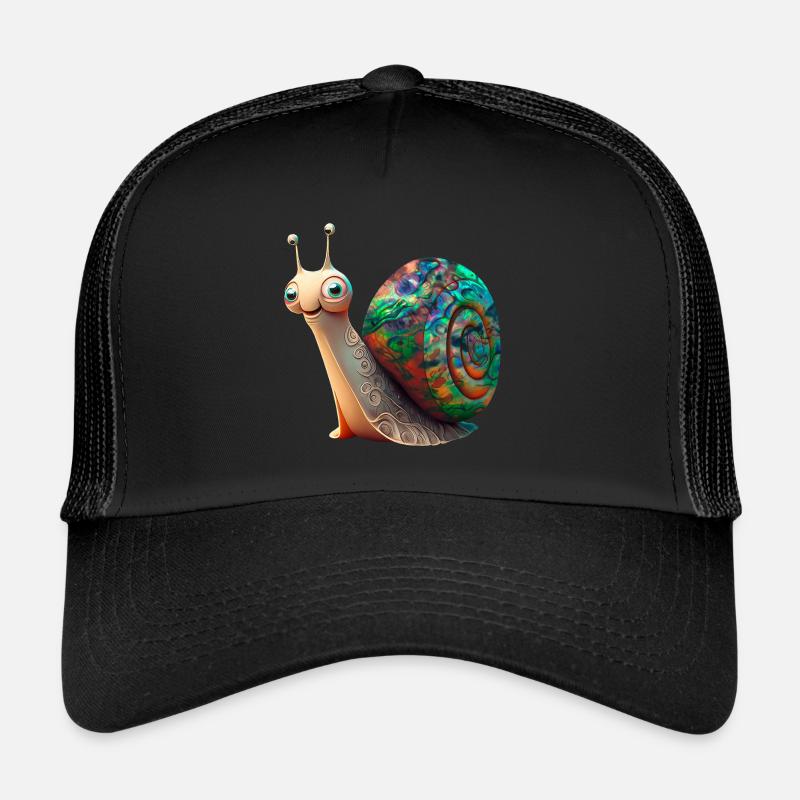 Opal Snail - Opal Snail Shell Trucker Cap