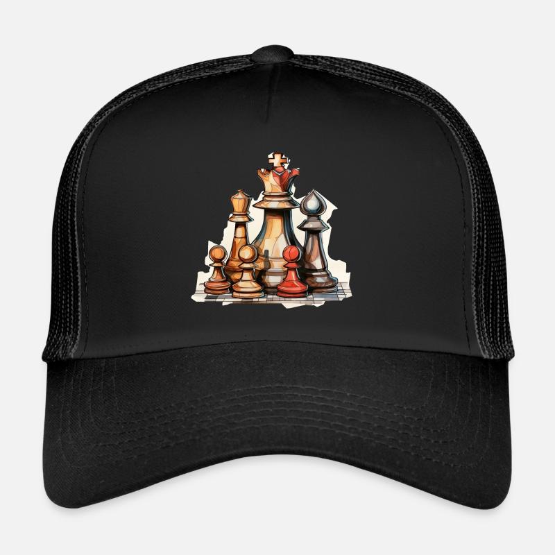 Chess - Trucker Cap - black/black