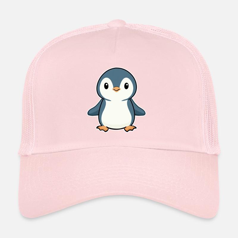 PENGUIN BIRD ANTARCTICA SOUTH POLE BABY ICE WADDLE Trucker Cap