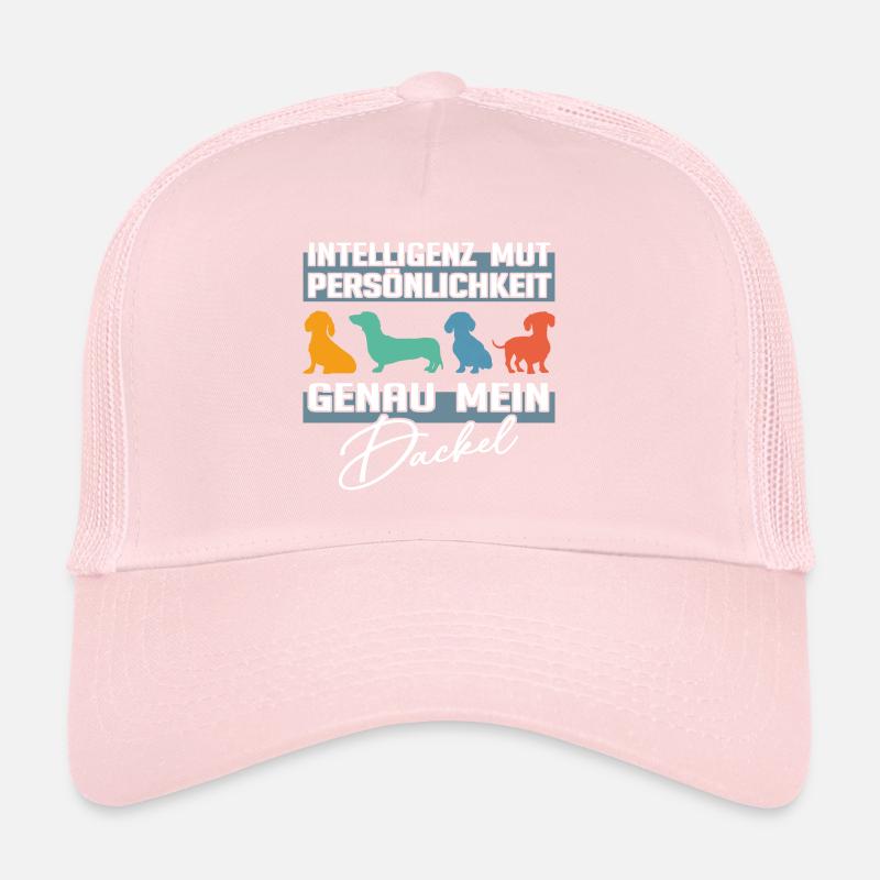 Intelligenz Mut Persönlichkeit - mein Dackel Trucker Cap