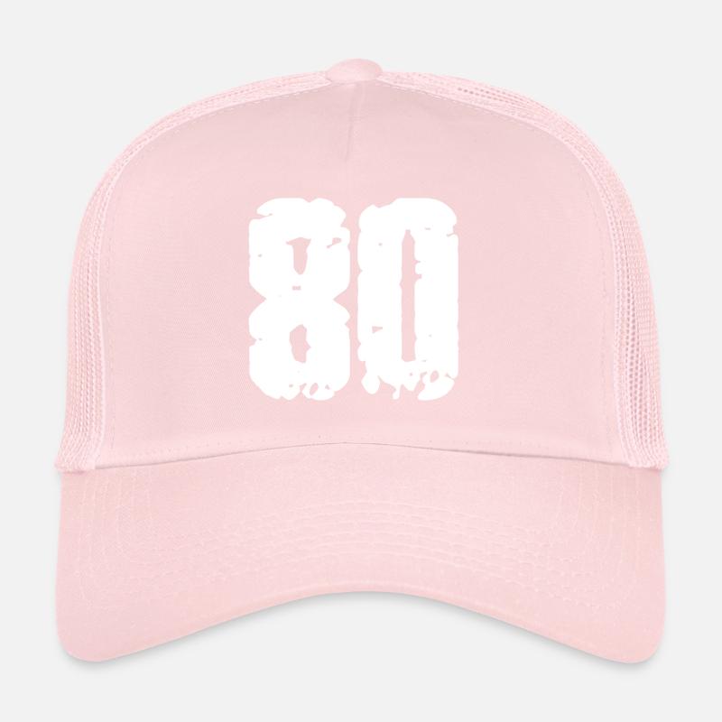 80 Zahl Vintage Trucker Cap
