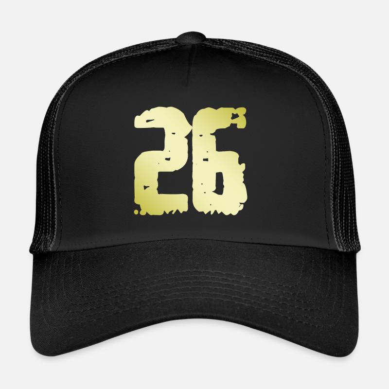 26 Number Vintage - Trucker Cap - black/black