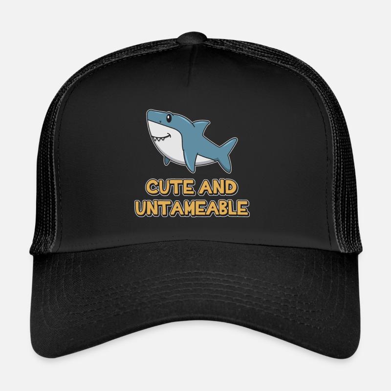 Taux de requin ➢ mignon et Shark Indomptable Casquette trucker 