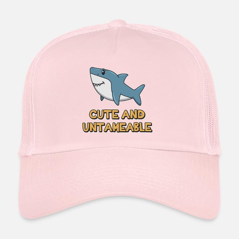 Taux de requin ➢ mignon et Shark Indomptable Casquette trucker 
