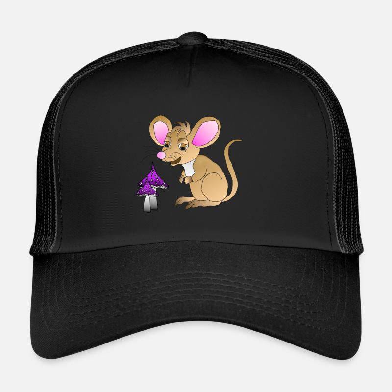 Maus Berti - Trucker Cap - Schwarz/Schwarz