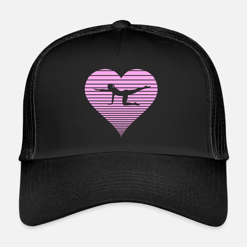 Pilates - Casquette trucker  - noir/noir