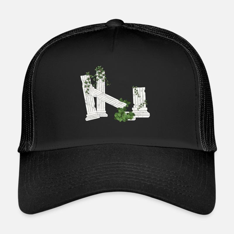 Column ancient - Trucker Cap - black/black