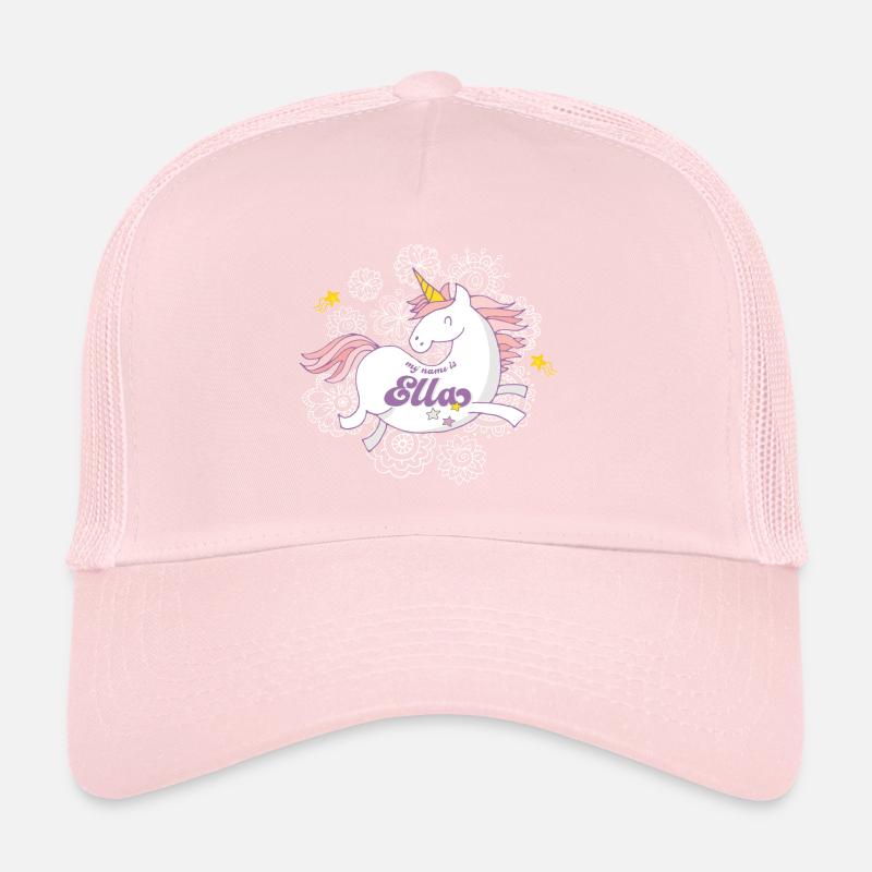 First name Ella unicorn gift Trucker Cap