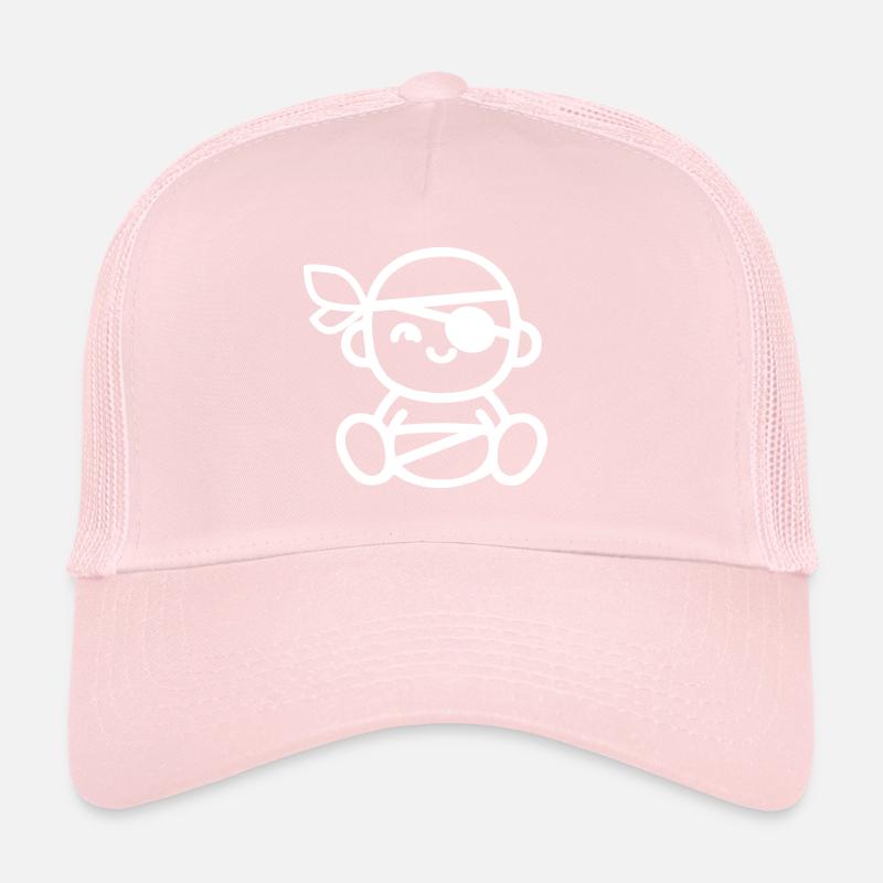 Baby Pirate - blanc Casquette trucker 