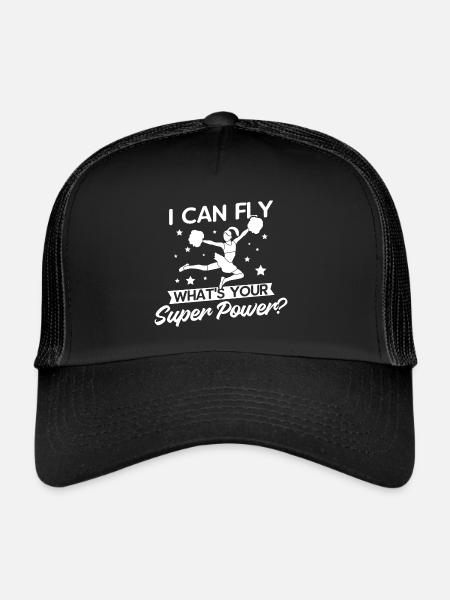 Cheerleading Superpower - Trucker Cap - Schwarz/Schwarz