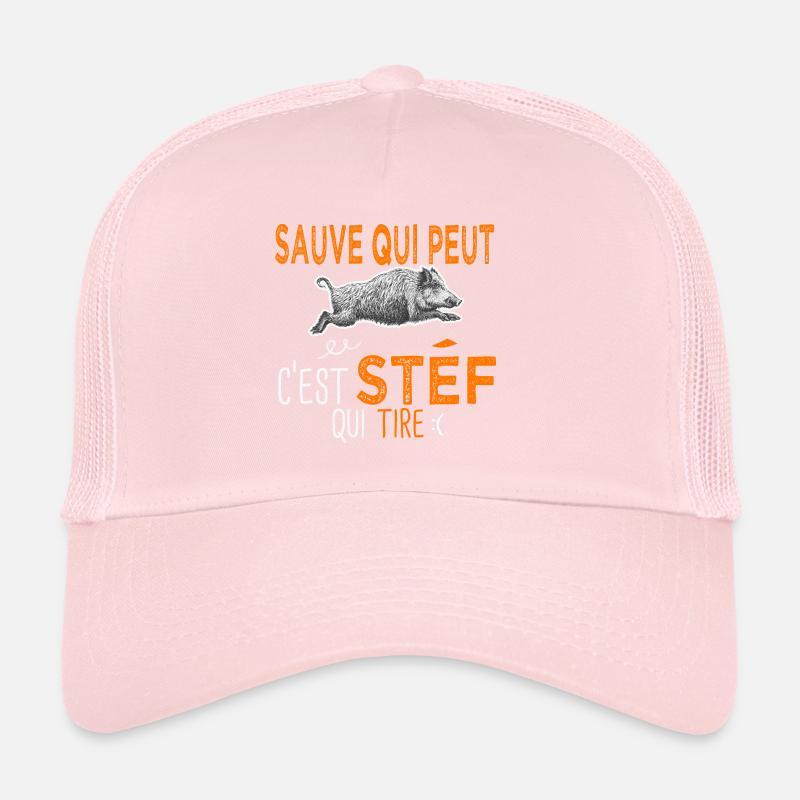 c'est stef qui tire Humour Chasseur stéphane Casquette trucker 