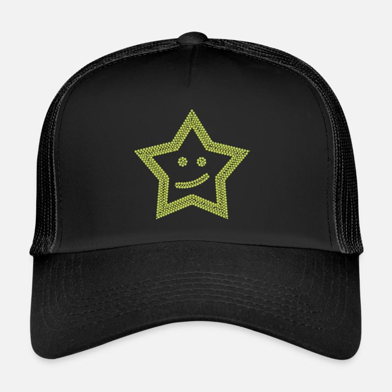 Étoile jaune amicale Casquette trucker 