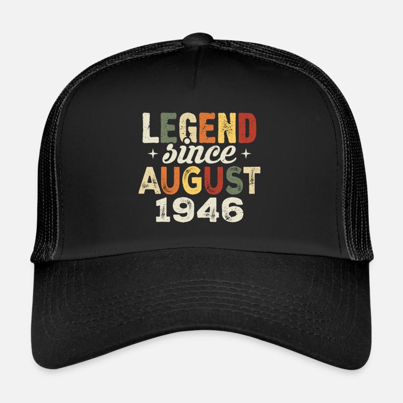Août 1946 Anniversaire Août 1946 - Août 1946 Casquette trucker 