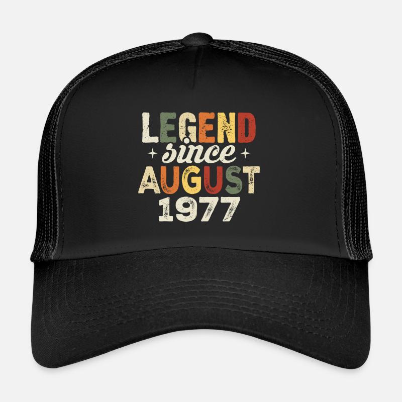 Août 1977 Anniversaire Août 1977 - Août 1977 Casquette trucker 