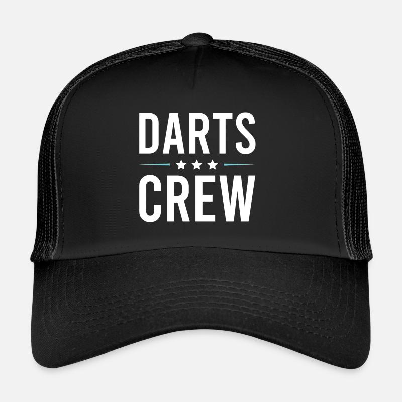 Équipe de fléchettes - Casquette trucker - noir/noir
