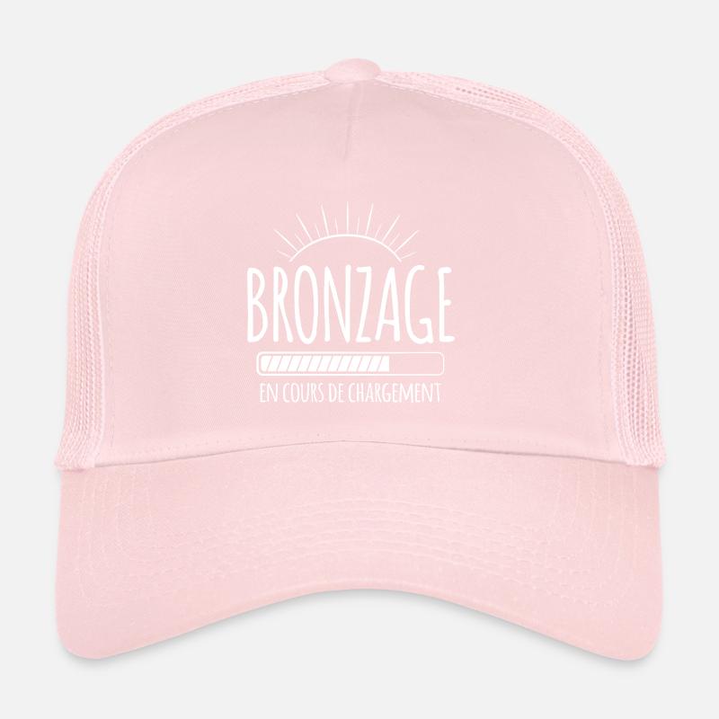 Tan Loading, Summer, Vacation, French Trucker Cap